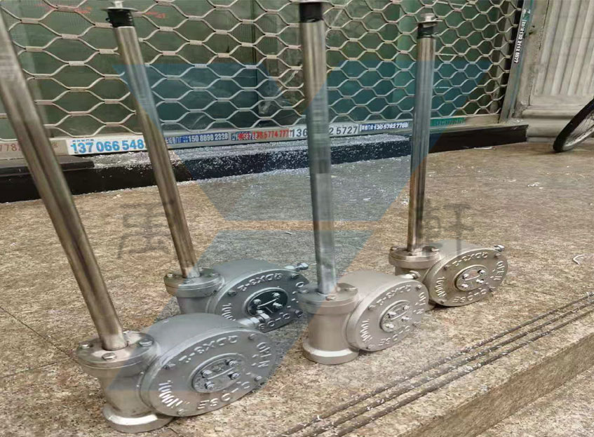 4台加长蜗杆不锈钢青青草免费观看视频（蜗轮头）完成定制(图2)
