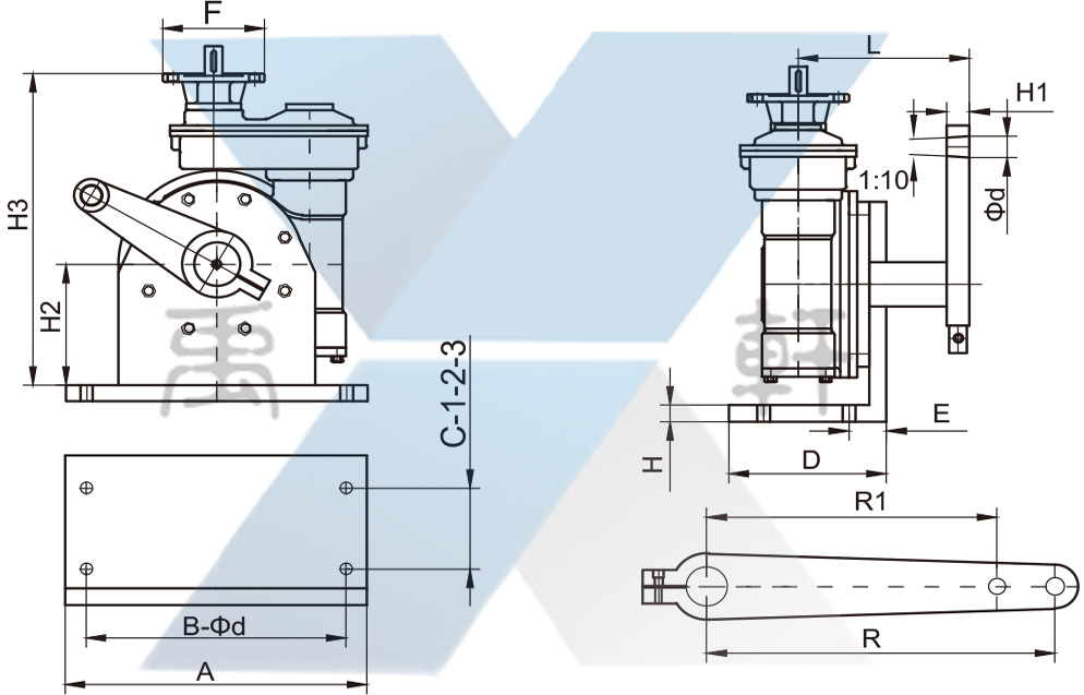 QDX3-D8带底座电动青青草免费观看视频(图1)